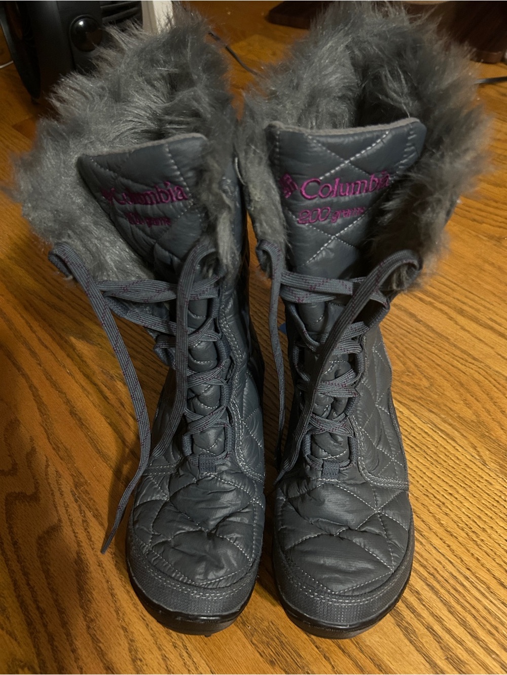 Columbia Powder Summit Winter Boot Grey Size 6.5m